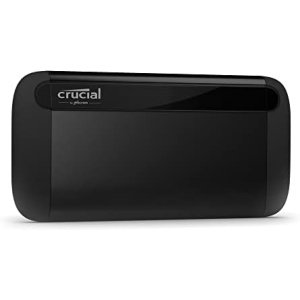 Crucial X8 1TB Portable SSD – Up to 1050MB/s – PC and Mac – USB 3.2 External