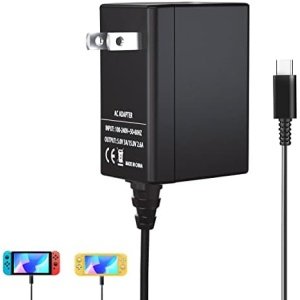 Switch Charger for Nintendo Switch, AC Power Adapter with 5Ft Charger