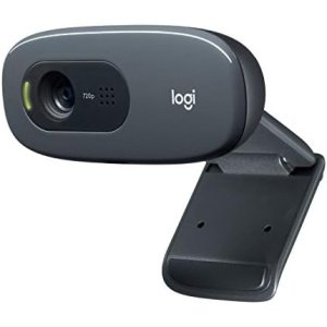 Logitech C270 HD Webcam, 720p, Widescreen HD Video Calling,Light Correction