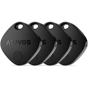 ATUVOS Key Finder, Bluetooth Tracker Works with Apple Find My (iOS only), IP67