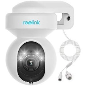 REOLINK E1 Outdoor Plug-in WiFi Security Camera, 5MP HD PTZ Camera for Home