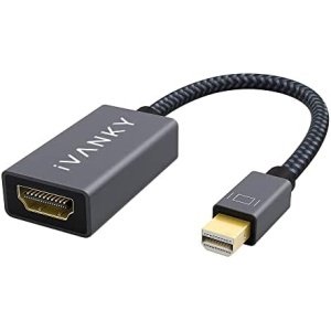 IVANKY Mini DisplayPort to HDMI Adapter, Mini DP(Thunderbolt) to HDMI Adapter