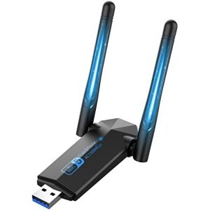 ElecMoga USB WiFi Adapter, 1300Mbps WiFi Dongle USB 3.0 Dual Band 5G/2.4G