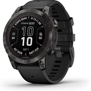 Garmin fēnix 7 Pro Sapphire Solar, Multisport GPS Smartwatch, Built-in