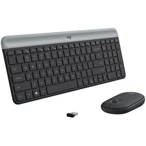 Logitech MK470 Slim Wireless Keyboard and Mouse Combo – Modern Compact Layout