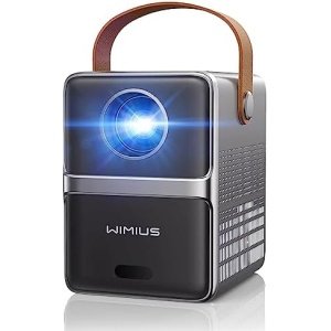 Mini Projector with 5G WiFi and Bluetooth, WiMiUS 1080P