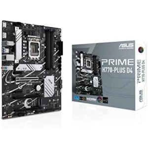 ASUS Prime H770-PLUS D4 Intel® H770(13th and 12th Gen) LGA 1700 ATX Motherboard