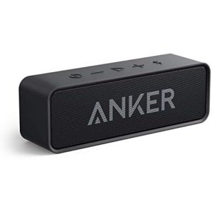 Upgraded, Anker Soundcore Bluetooth Speaker with IPX5 Waterproof, Stereo Sound