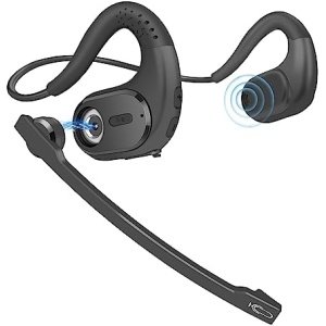 BANIGIPA Bluetooth Headset with Removable Microphone, Noise Cancelling Wireless