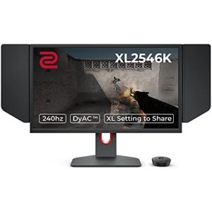 BenQ ZOWIE XL2546K 24.5-inch 240Hz Gaming Monitor | 1080P 1ms DyAc+ Smaller Base