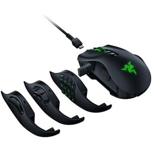 Razer Naga Pro Wireless Gaming Mouse: Interchangeable Side Plate