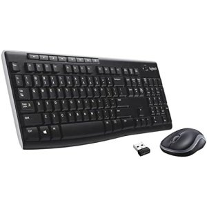 Logitech MK270 Wireless Keyboard And Mouse Combo For Windows, 2.4 GHz Wireless