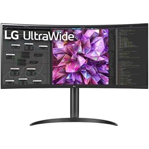 LG UltraWide QHD 34-Inch Curved Computer Monitor 34WQ73A-B, IPS