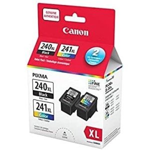 Genuine Canon PG-240XL/CL-241XL HIGH Yield Ink Cartridge Value Pack, Black