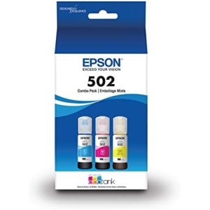 EPSON 502 EcoTank Ink Ultra-high Capacity Bottle Color Combo Pack Works