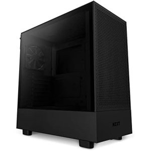 NZXT H5 Flow Compact ATX Mid-Tower PC Gaming Case – High Airflow Perforated