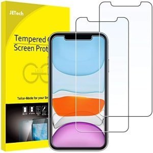 JETech Screen Protector for iPhone 11 and iPhone XR 6.1-Inch, Tempered Glass