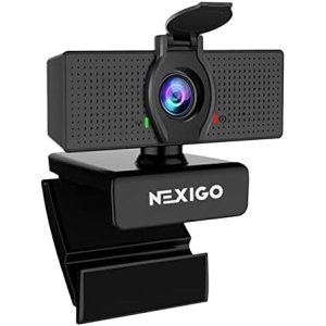 NexiGo N60 1080P Webcam with Microphone, Adjustable FOV, Zoom, Software Control