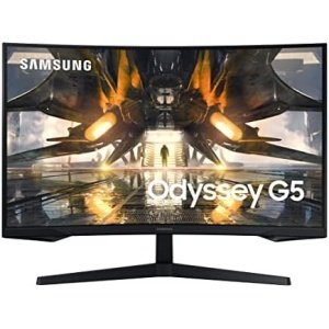 SAMSUNG 32″ Odyssey G55A QHD 165Hz 1ms FreeSync Curved Gaming Monitor