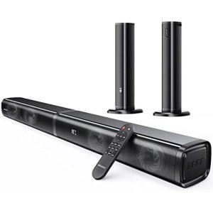 TUFUTURE ar 2 in 1 Separable MEVOSTO 2.2CH Soundbar for TV 80W Built-in Dual