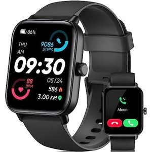 Smart Watch for Men Women with Bluetooth Call, Alexa Built-in1.8 DIY Dial