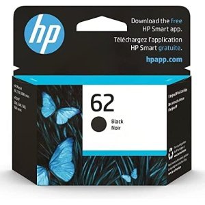 HP 62 Black Ink Cartridge | Works with HP ENVY 5540, 5640, 5660, 7640 Series