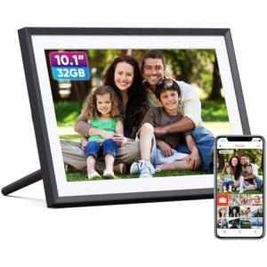 ARZOPA Frameo Digital Picture Frame 10.1 Inch Smart WiFi Digital Photo Frame