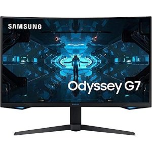 SAMSUNG 27″ Odyssey G7 Series WQHD (2560×1440) Gaming Monitor, 240Hz, Curved