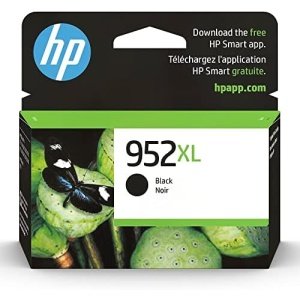 HP 952XL Black High-yield Ink Cartridge | Works with HP OfficeJet 8702, HP